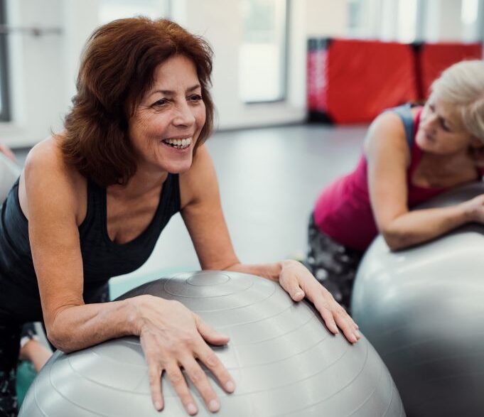 Super leuke spelletjes met een fitnessbal